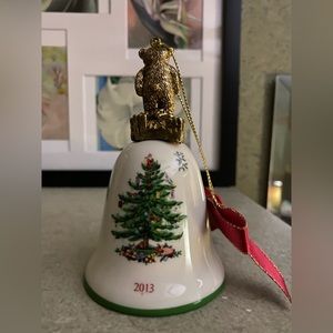 Spode Christmas 2013 bell ornament